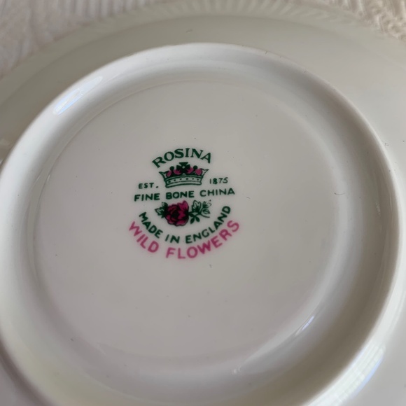 Rosina Wild Flowers Cup & Saucer - Picture 4 of 4